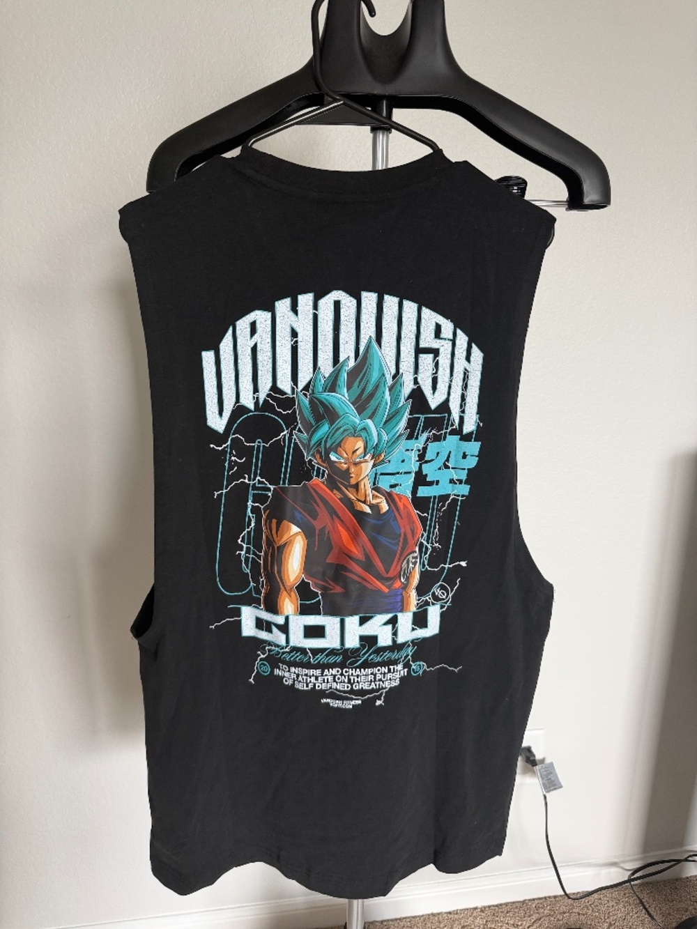 Dragon ball z vanquish tank top size large